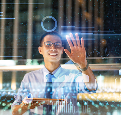 Man working in Machine Learning